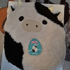 Squishmallows Fuzz A Mallow Connor the Cow h=40cm (#3316) - pikkukuva 1