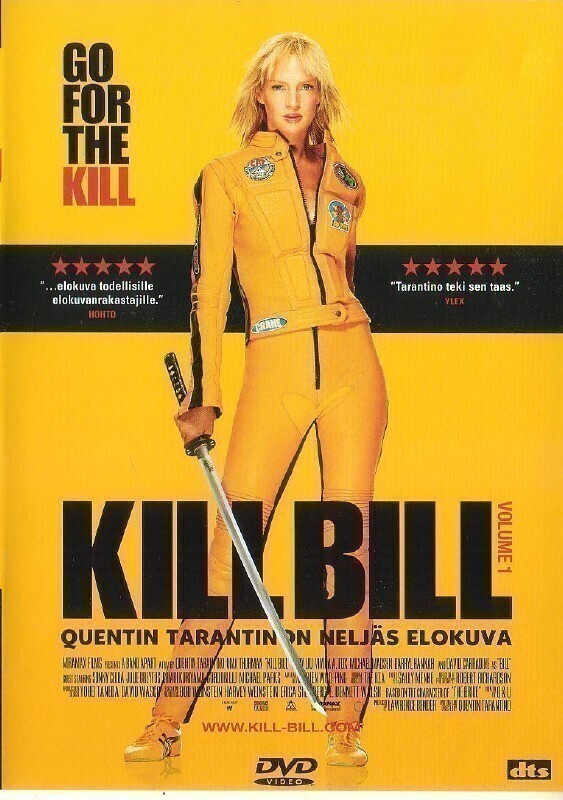 dvd, Kill Bill 1 (2003, ohjaus Quentin Tarantino) [toiminta]