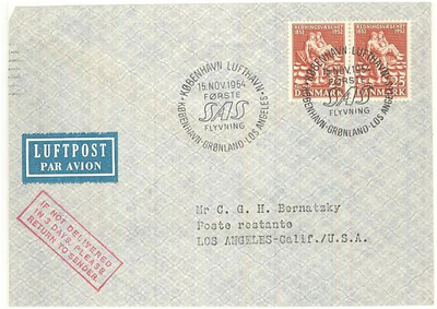 Tanska Mi 330 pari SAS:n ensilentokuorella 1954