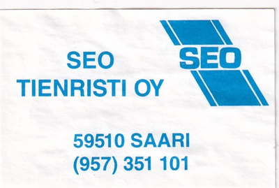 Saari, SEO  Tienristi Oy   6/10