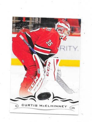 2018-19 Upper Deck  #284 Curtis McElhinney , Carolina MV