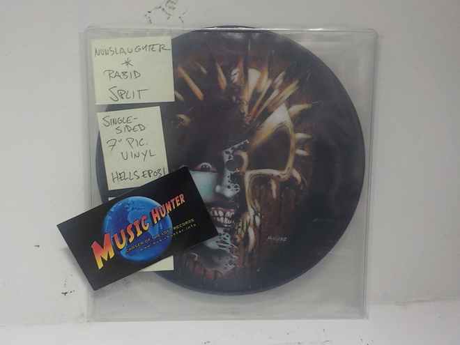 NUNSLAUGHTER / RABID - HOLIER / GET ADDICTED M- 7" PIC VINYL