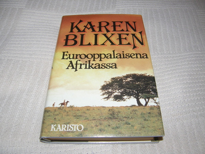 Karin Blixen Eurooppalaisena Afrikassa -sid