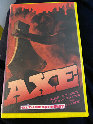 The Axe 1974 VHS HARVINAINEN! Video nasty