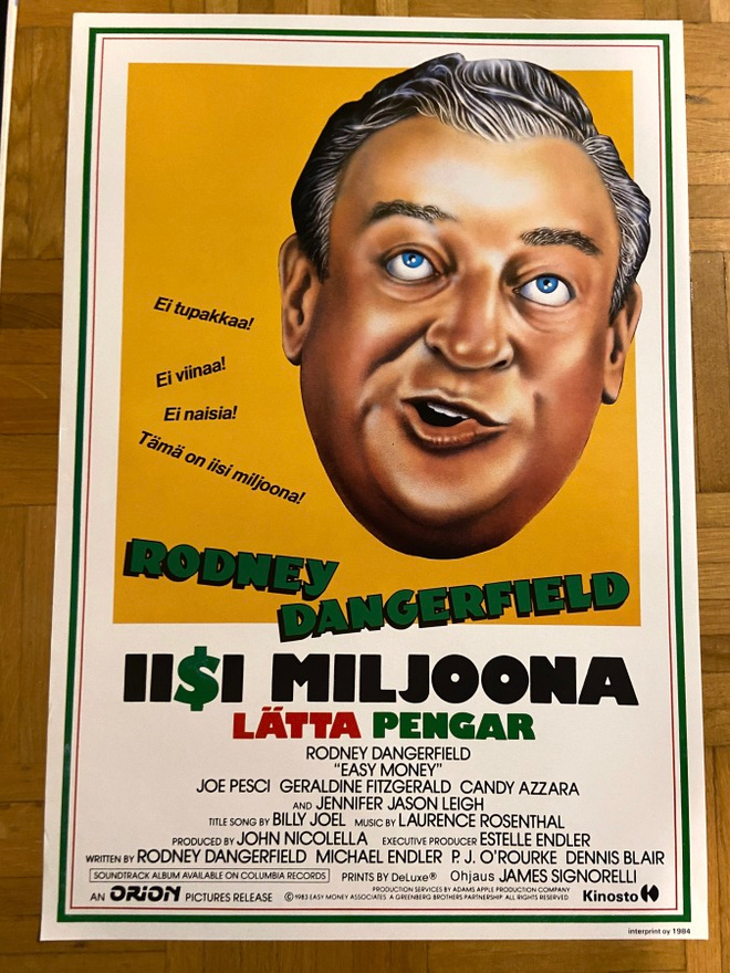 Vanha elokuvajuliste: Iisi miljoona