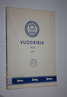 Vuosikirja 1958 XVI