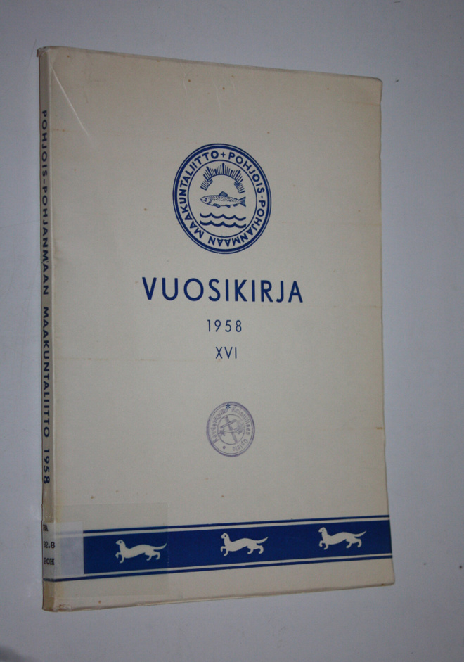 Vuosikirja 1958 XVI
