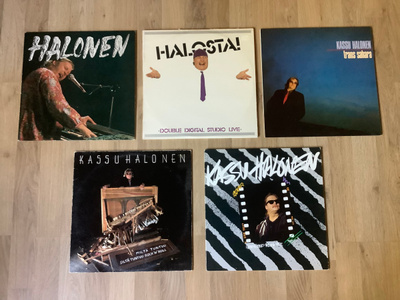 Kassu Halonen LP -Levyt x 5