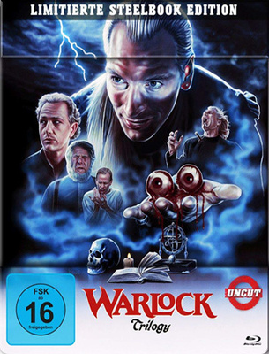 Warlock 1-3, 1989 -93 -99 Ltd Steelbook Edit UNCUT 3xBlu-ray