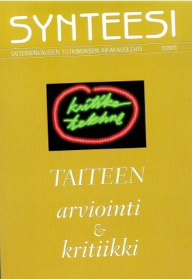 Synteesi Numero 3/2001 Taiteen arviointi -teemanumero