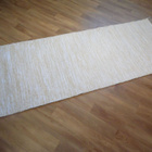 Valkoinen puuvillamatto 190x74cm - pikkukuva 2