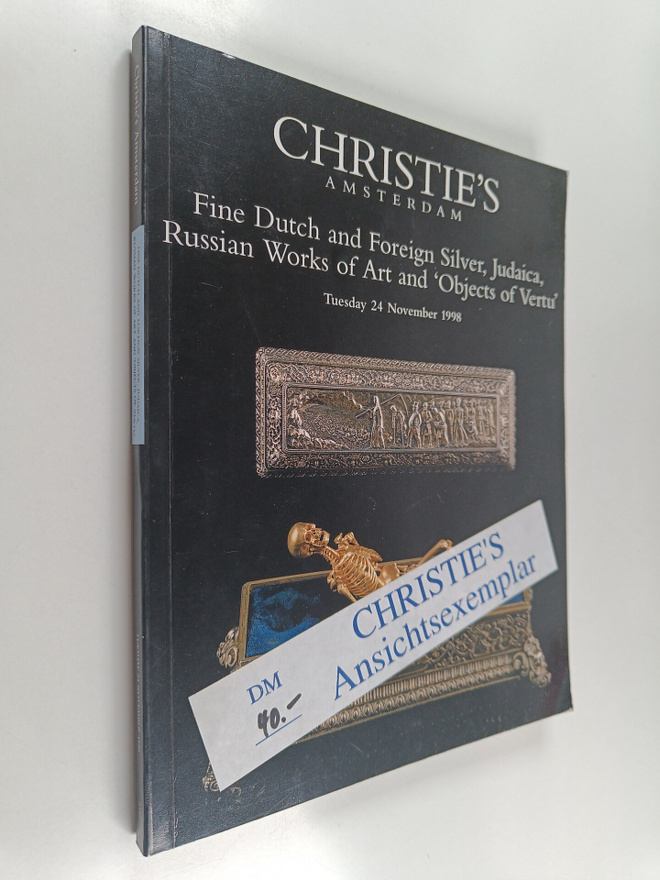 Christie's : Fine Dutch and foreign silver, Judaica Russi...
