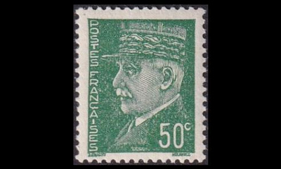 Ranska 515 ** Käyttösarja Pétain 50 C (1941)