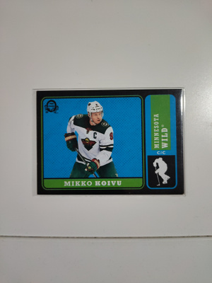 2018-19 O-Pee-Chee - Retro Black #221 Mikko Koivu SN100