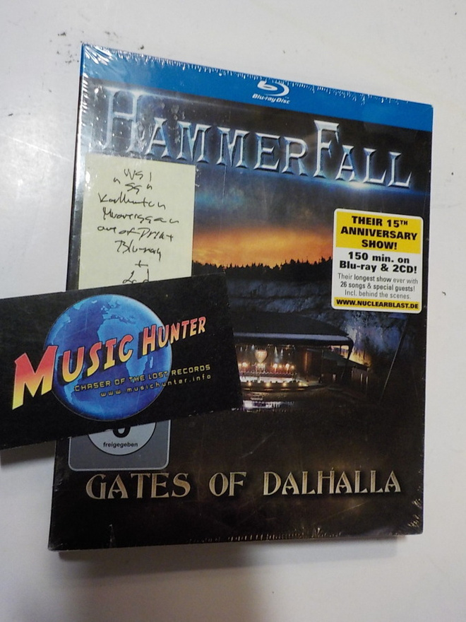 HAMMERFALL - GATES OF DALHALLA UUSI BLU-RAY + 2CD