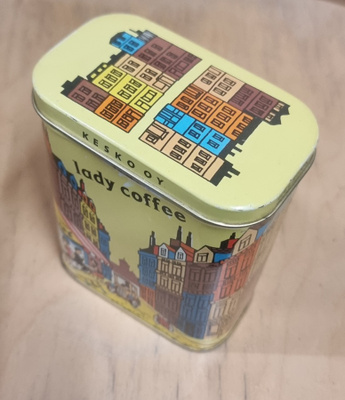 Lady Coffee peltipurkki