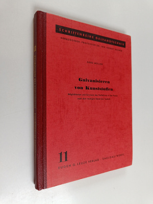 Gerd Muller : Schriftenreihe galvanotechnik 11 : Galvanis...