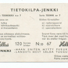 Purkkakuva Hellas TIETOKILPA-JENKKI n:o 67 Tekniikka. - pikkukuva 2