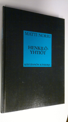Matti Norri : Henkilöyhtiöt