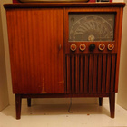 Radionette Salong -radiokaappi, Garrard & The Fisher FM-90X - pikkukuva 1