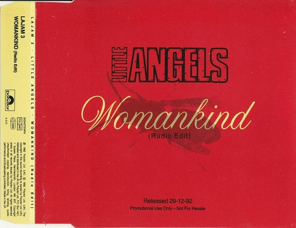 Little Angels - Womankind (CD) HYVÄ KUNTO!! Radio Edit