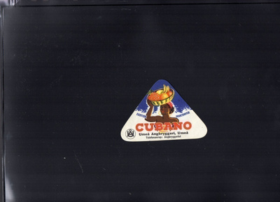 Umeå CUBANO Vanha etiketti