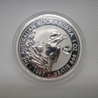 1997 Australian Kookaburra 1oz FINLAND hopeakolikko - pikkukuva 3