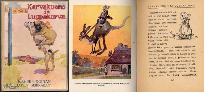 Krohn, Helmi: Karvakuono ja Luppakorva (1.p.,1923)