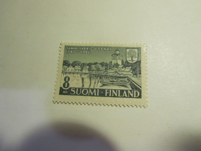 1946 tammisaaren 400 vuotisjuhla, postituore