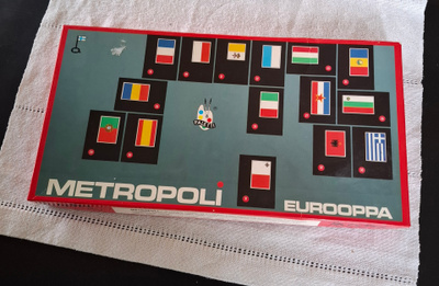 Vintage peli Metropoli Eurooppa varaosiksi, Paletti