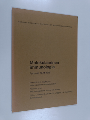 Molekulaarinen immunologia : symposio 19.11.1975