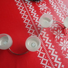 PARTYLITE HOPEAKÖYNNÖS HUURRE SOMISTEILLA - pikkukuva 2