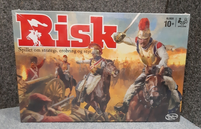 Risk maailmanvalloituspeli tanskankielinen uusi