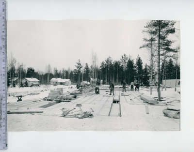 Asuinrakennus virkailijoille 1962 Vuosaari  Nordsjö-Kallvik