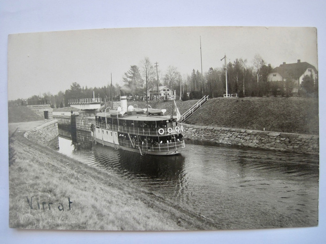 VANHA Valokuva Postikortti Virrat Laiva Tarjanne 1920-l