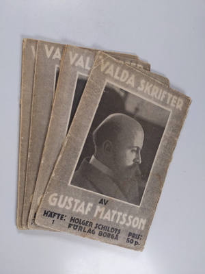 Gustaf Mattsson : Valda skrifter : häftet 1 till 4