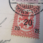 1924 Lisäpainaman siirtymä kaksoisehiökortti Saksaan - pikkukuva 1