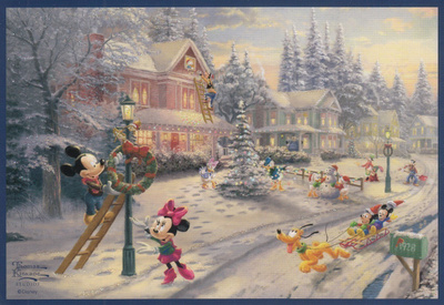 Thomas Kinkade: Mikin viktoriaaninen joulu (taittokortti)