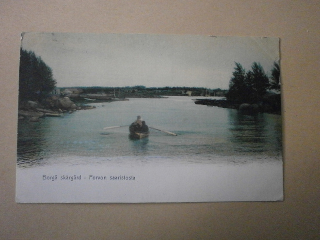 Porvoo, Porvoon saaristosta, väripk, p. 1910 -> Sveitsiin