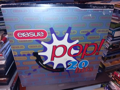 2LP Erasure : The first 20 pop hits ( SIS POSTIKULU  )