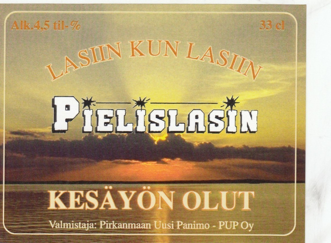 Olutetiketti Pielislasin Kesäyönolut   c1