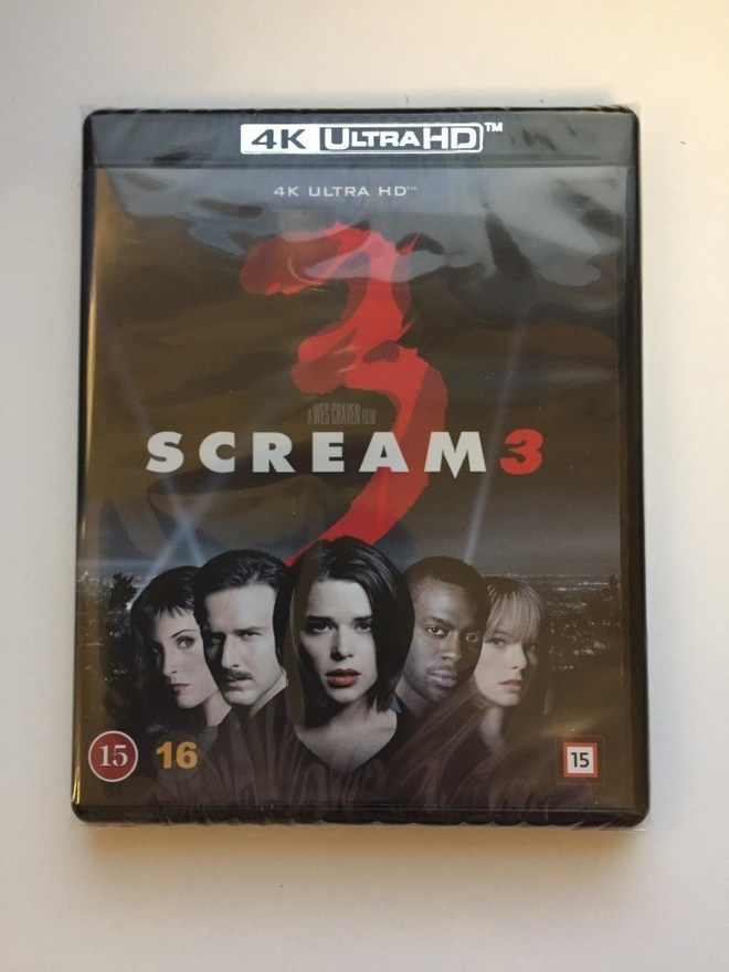 Scream 3 (4K Ultra HD) Ohjaus: Wes Craven (2000) UUSI