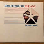 Esite Plymouth Reliant 1988 - pikkukuva 1