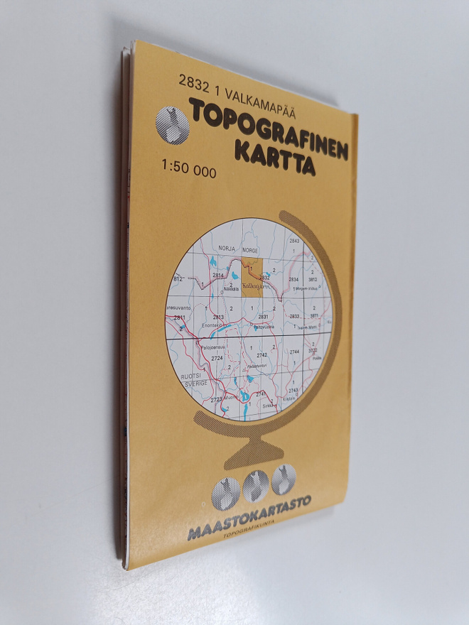 Topografinen kartta 1:50000 : 2832 1 Valkamapää