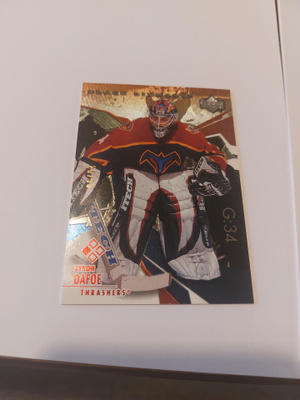 2003-04 Black Diamond Red #61 Byron Dafoe /50