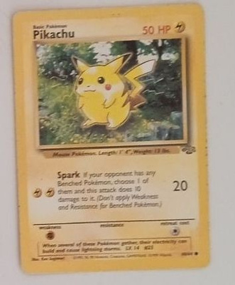 POKEMON KORTTI: PIKACU 50 HP,   60/64