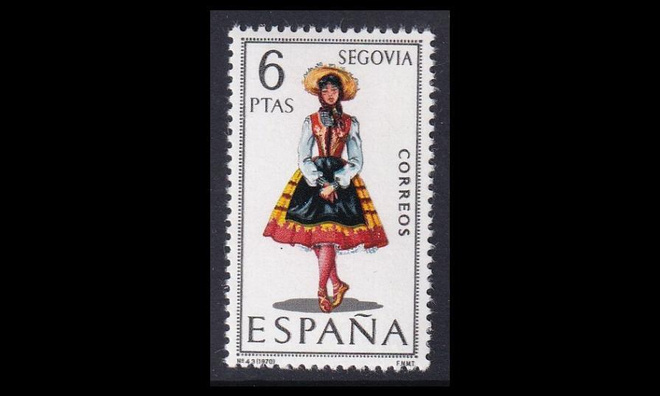 Espanja 1871 ** Kansanpukuja Segovia (1970)