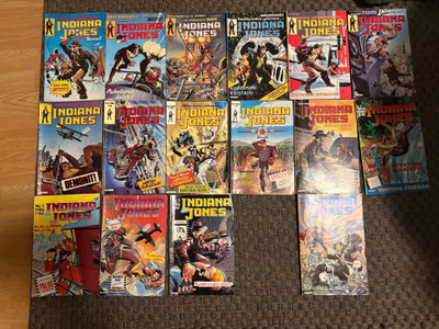 Indiana Jones sarjakuvalehtiä 16 kpl.
