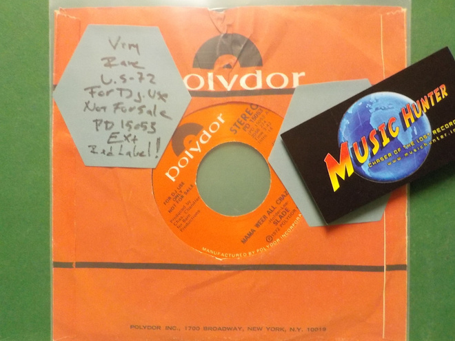 SLADE - MAMA WEER AL CRAZEE NOW - FOR DJ USE, US 1972 EX+ 7"