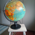 Scan Globe Tanskalainen karttapallo valolla, vintage. - pikkukuva 3
